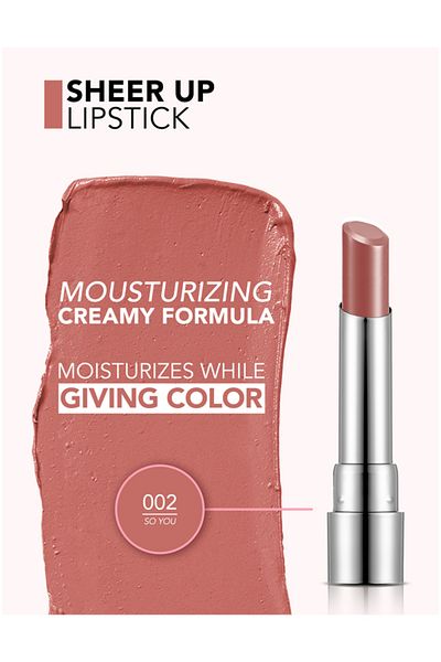 Flormar أحمر شفاه شفاف شيراب رقم 002