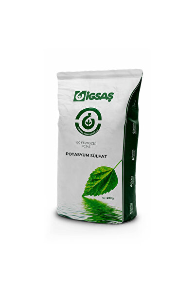 İGSAŞ Potasyum Sülfat – 25 kg | %100 Suda Çözünür – Yüksek K₂o Gübre