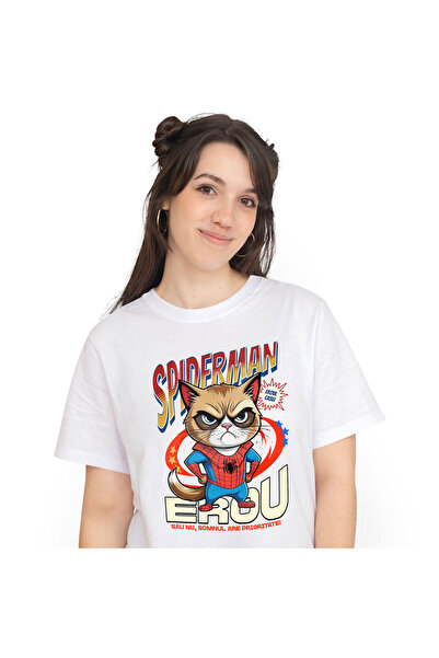 StoryGift Romania Tricou Femei cu Pisica Morocănoasă / Grumpy Cat Pisica In C...