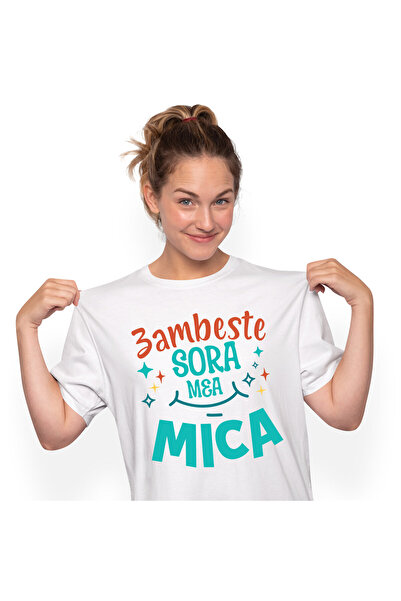 StoryGift Romania Tricou Femei cu Zambet Larg Copii Stele Stralucitoare Iubir...