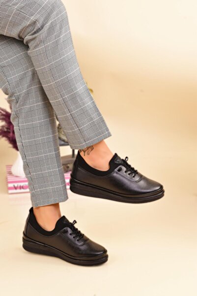 MODAONN Crne ženske cipele Baletanke - udobne i Ortopedsko, Protivklizni đon ...