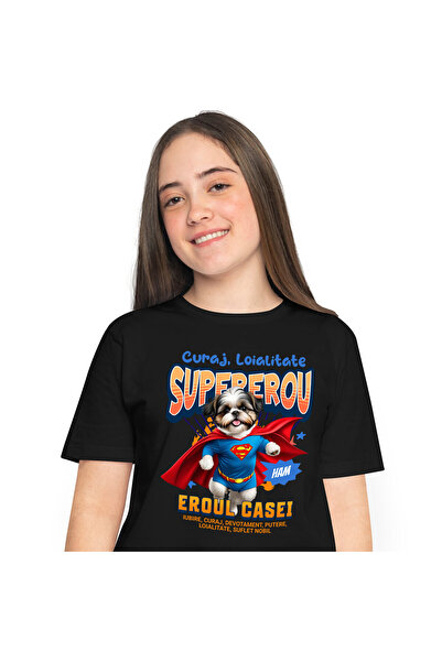 StoryGift Romania Tricou Femei cu Dinozaur Cu Sapca Vesel Pe Placa De Skateboard Text In Limba Rom,Black_XL