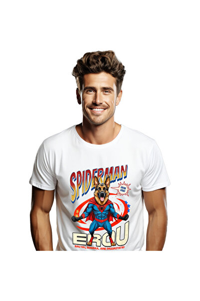 StoryGift Romania Tricou Barbati cu Ciobănesc German / German Shepherd Caine ...