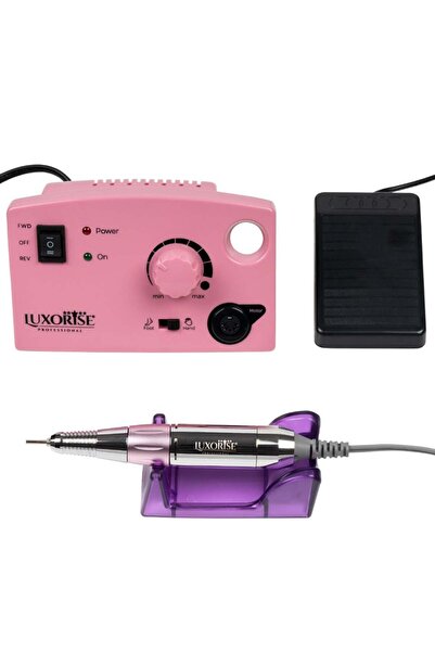 LUXORISE Επαγγελματική λίμα νυχιών XPRESS FORCE - LUXORISE, 30000 στροφές, ροζ