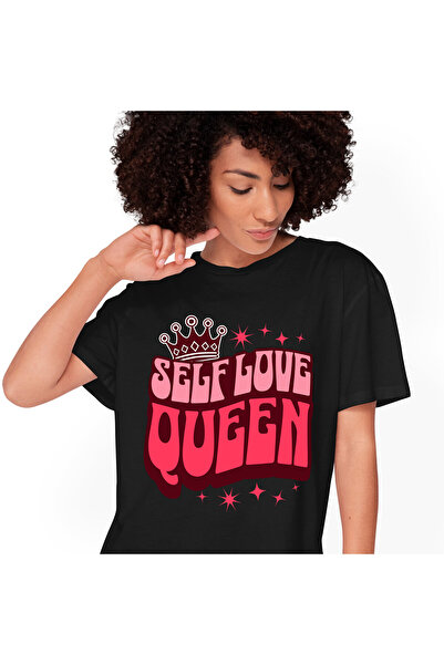 StoryGift Romania Tricou Femei cu Mesaj Inspirational Femeie Cu Coroana Self ...