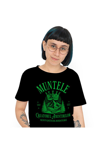 StoryGift Romania Women's T-Shirt with Nature Lovers High Mountain With Royal...