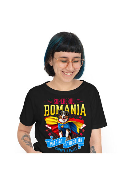 StoryGift Romania Tricou Femei cu Ciobănesc Australian / Australian Shepherd ...