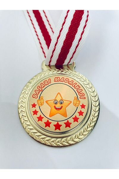 Madalyon Starry Achievement Medal - Digital Printed 1St Quality Medal Leader Printing