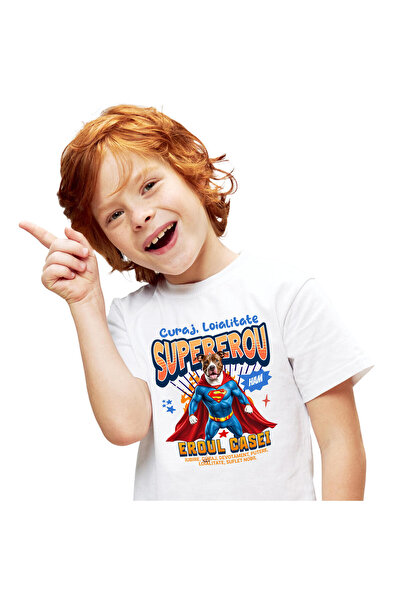 StoryGift Romania Tricou Copii cu Schelete Uman Regal Jucator De Supereroi Pe...