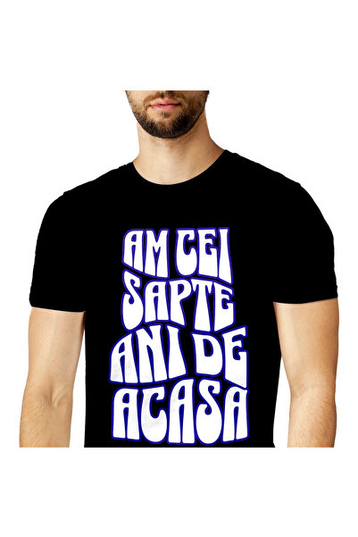 StoryGift Romania Tricou Barbati cu Mesaj Stil Bizar Educatie, Copilarie, Bun...