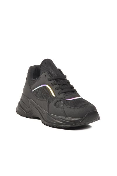 WALKWAY 2410 g Black Glitter Women's Sports Shoes