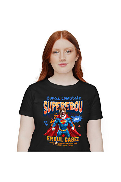 StoryGift Romania Tricou Femei cu Schelete Uman Regal Jucator De Supereroi Personaje Box Contact M,Black_S
