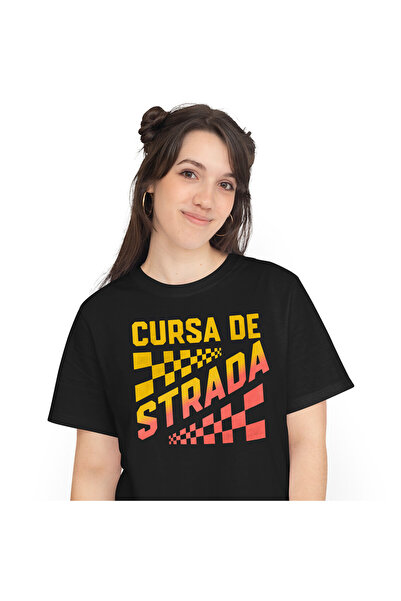 StoryGift Romania Tricou Femei cu Iubitorii de masini Semne de Cursa Text In ...