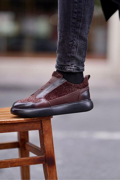 Ahmed Hamdi Bey Balde brown men's leather shoes