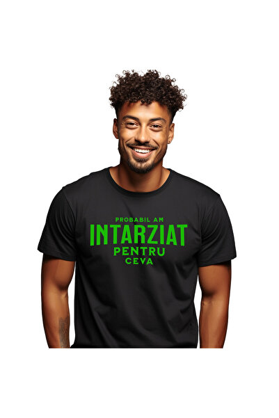 StoryGift Romania Tricou Barbati cu Mesaj Haios In Limba Romana Colorat Verde...