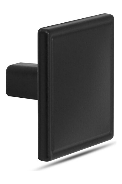 Sucuoğlu Mâner pătrat cu butoane Mobilier Bucătărie Sertar Dulap Dulap Capac Mâner Mâner Mâner Metal negru (3 buc.)