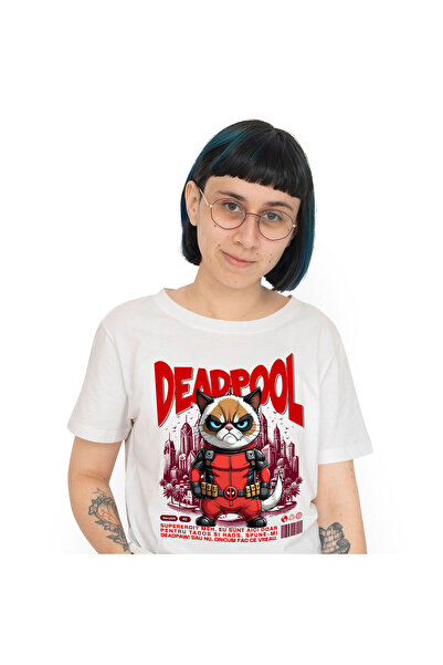 StoryGift Romania Tricou Femei cu Animal Lenes Vesel Pe Placa De Skateboard S...