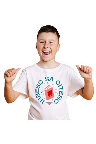 StoryGift Romania Tricou Copii cu Carte Colorata Magica Zburatoate Iubesc Sa ...