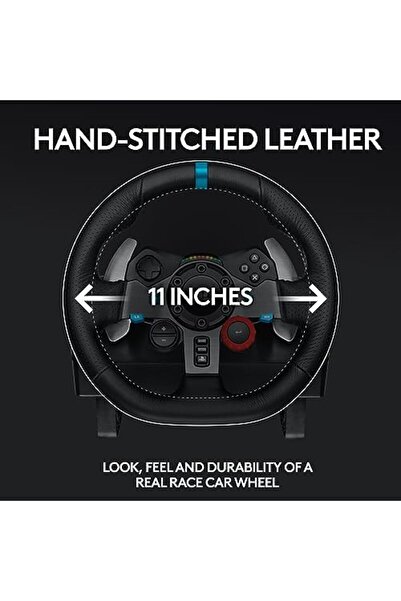 logitech G29 Driving Force Racing Wheel and Floor Pedals, Real Force Feedback, Stainless Steel Paddl