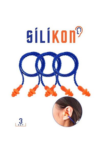 Skygo Modacar Silicone Earplugs with Lanyard 3Pcs Howard Design