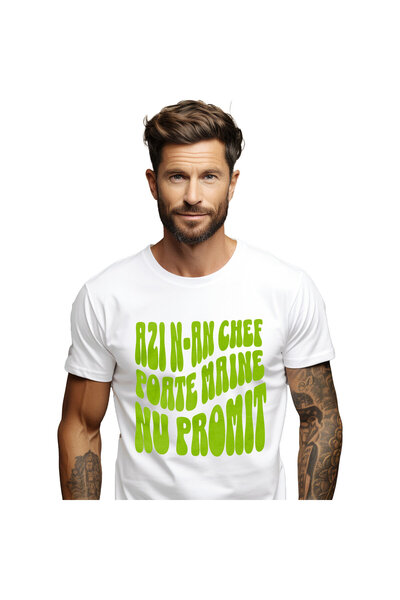 StoryGift Romania Tricou Barbati cu Iluzie Optica mesaj In Limba Romana Sarca...