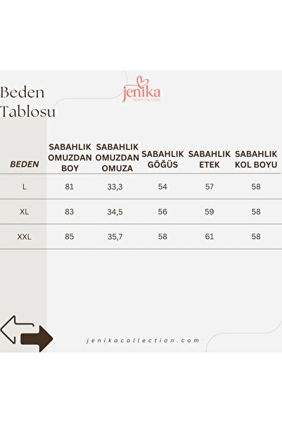 JENİKA Hamile Uzun Kollu Sabahlıklı Dantel Büzgü ve Biye Detay Açılabilir Düğmeli 3 Lü Pijama Takım