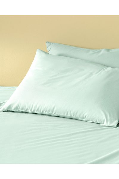 Madame Coco Eloise Ranforce Spannbettlaken-Set, 100 % Baumwolle, Einzelbett, Minzgrün