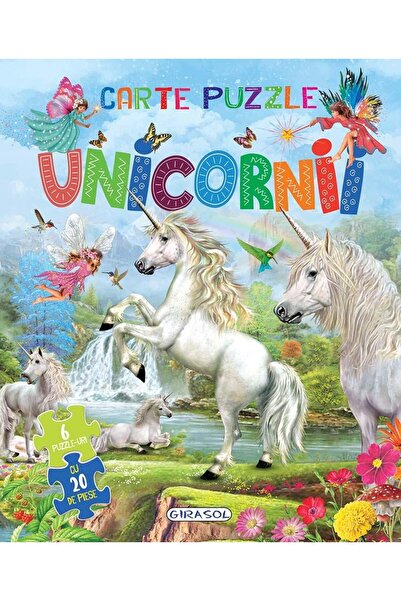 Editura Girasol Unicornii. Carte puzzle