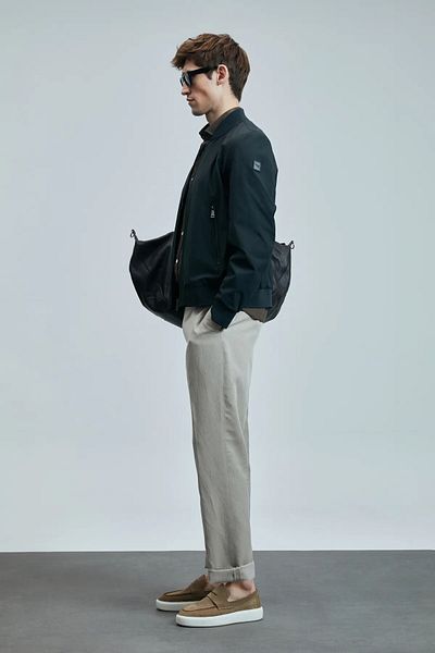 Lufian Bert Smart Men's Chino Pants Slim Fit Beige