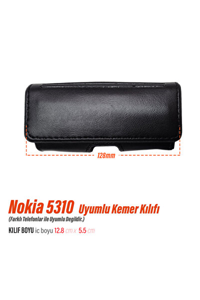 EXENAR Nokia 5310 Case Push-Button Phone Belt Case Waist Bag