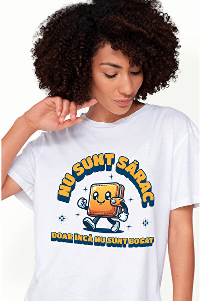 StoryGift Romania Tricou Femei portofel zambaret nu sunt sarac doar inca nu s...