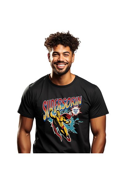 StoryGift Romania Tricou Barbati cu Minge De Baschet Animata Pe Teren Supereroi Personaje Iubitori,Black_XL