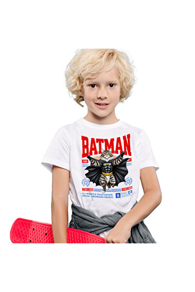 StoryGift Romania Tricou Copii cu Mingi De Fotbal Supereroi Personaje In Echi...