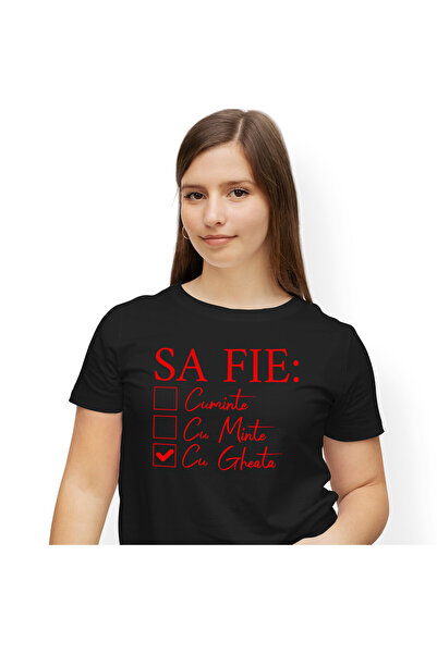 StoryGift Romania Tricou Femei cu Lista cerinte Alcool, Distractie Bautura, r...