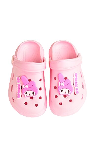 minibonito Kuromi My Melody Papuci pentru fete cu talpă anti-alunecare Sandal...