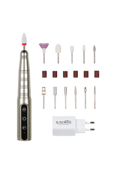 LUXORISE Φορητή λίμα νυχιών από τιτάνιο Ultra - LUXORISE, Χρυσή