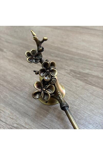 Mercan Tasarım Atölyesi SAKURA DALI MUM SÖNDÜRÜCÜ-ANTİK BRONZ