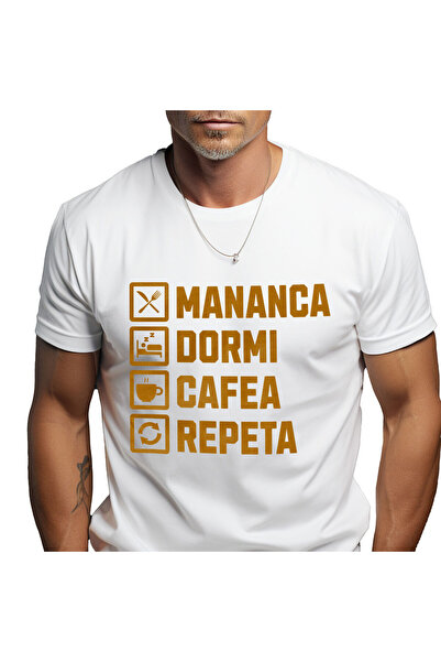 StoryGift Romania Tricou Barbati cu Rutina Zilnica Haioasa Iubitorii De Energ...