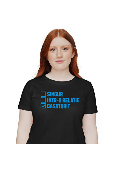 StoryGift Romania Tricou Femei cu Design Tip Grila Optiune Bifata, Familie, D...