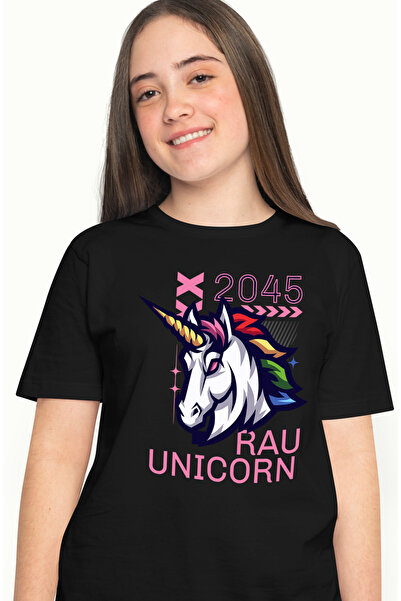 StoryGift Romania Tricou Femei unicorn rau, animal fantastic, basme, lume vir...