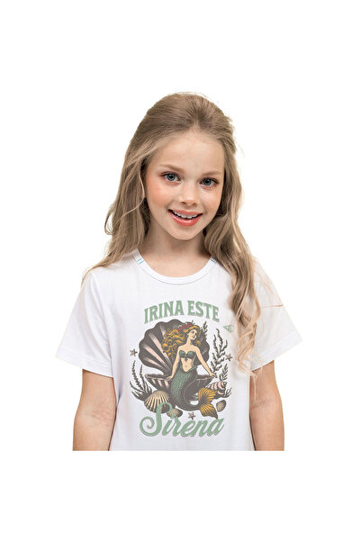 StoryGift Romania Tricou Copii cu Sirena In Costum Verde Sub Apa Perla, Lume ...