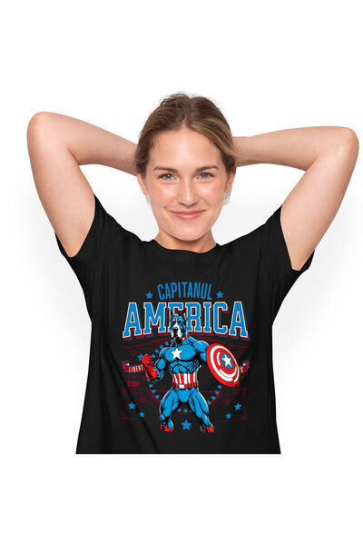 StoryGift Romania Tricou Femei cu Dog German / Great Dane Caine In Costum de ...