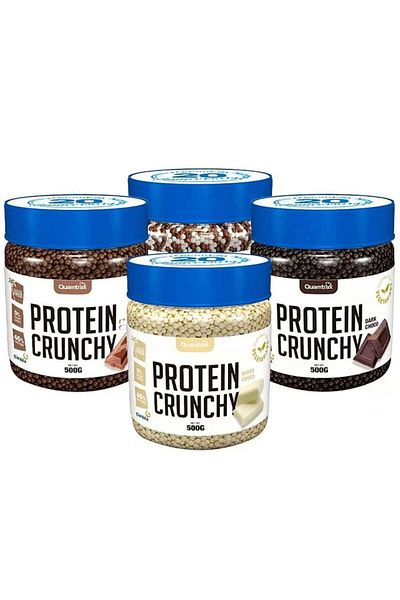 Quamtrax Protein Crunchy Protein Balls 500g, Quamtrax Nutrition Dark Chocolate