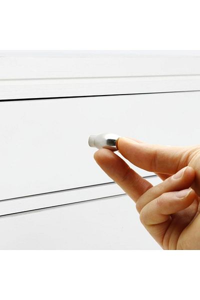 Sucuoğlu Bullet Button Handle Furniture Kitchen Drawer Cabinet Cabinet Door Handle Handles Handle Chrome Metal(10Pcs)