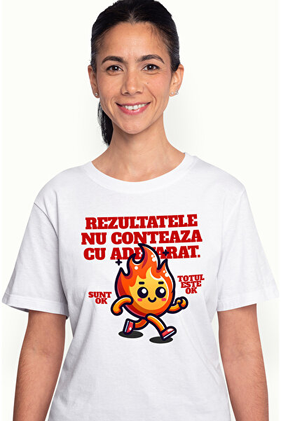 StoryGift Romania Tricou Femei Rezultatele Nu Conteaza cu Adevarat - Sunt OK,...