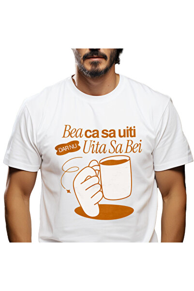 StoryGift Romania Tricou Barbati cu Cana Cu Alcool, Mana Umana, Adolescenta, ...