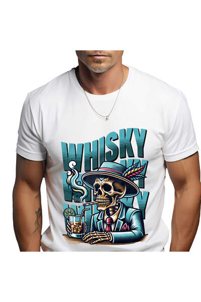 StoryGift Romania Tricou Barbati cu Craniu Uman Schelete la masa In Costum st...