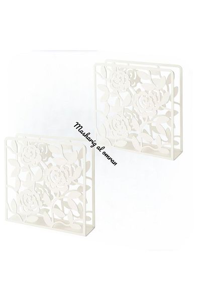 IKEA Tissue holder, white, 16x16 cm, 2 pieces