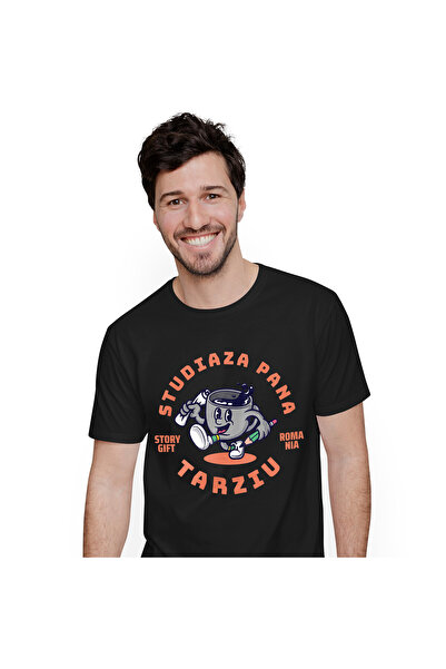 StoryGift Romania Tricou Barbati cu Cana De Cafea Vesela Cu Creion Si Foaie, ...