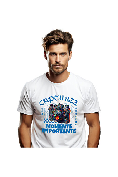 StoryGift Romania Tricou Barbati cu Aparat Foto Vintige Creativitate Hobby Fo...